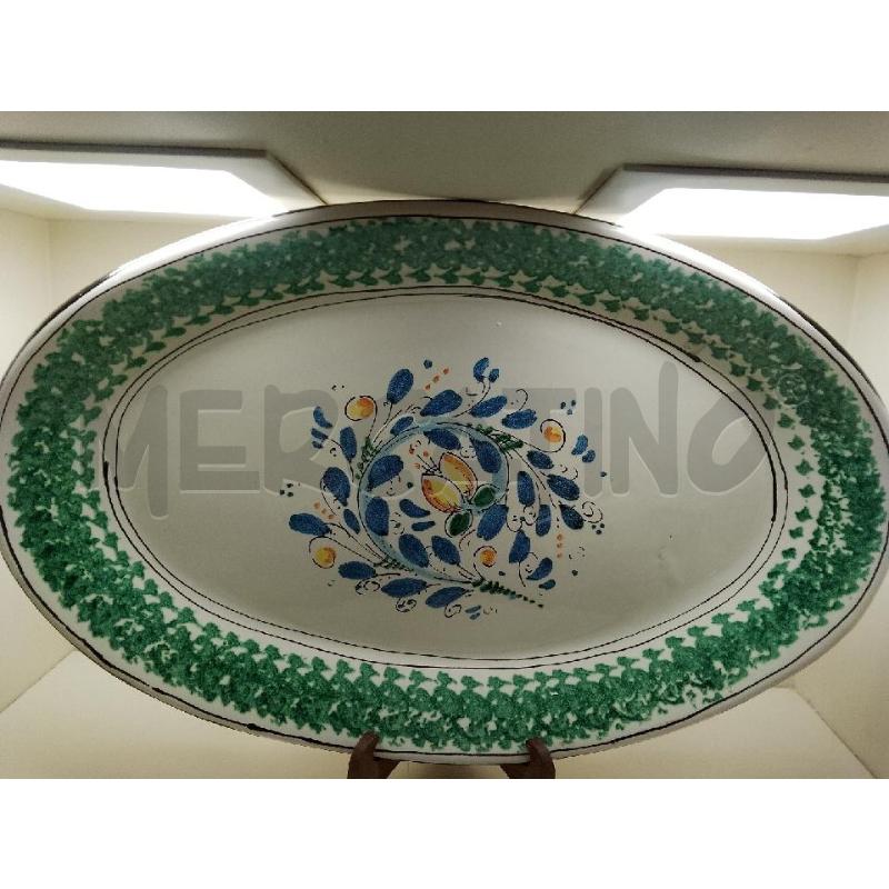 VASSOIO OVALE CALTAGIRONE | Mercatino dell'Usato Siena 1