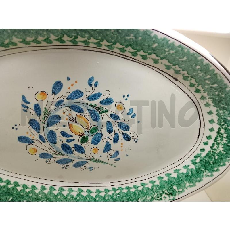 VASSOIO OVALE CALTAGIRONE | Mercatino dell'Usato Siena 2
