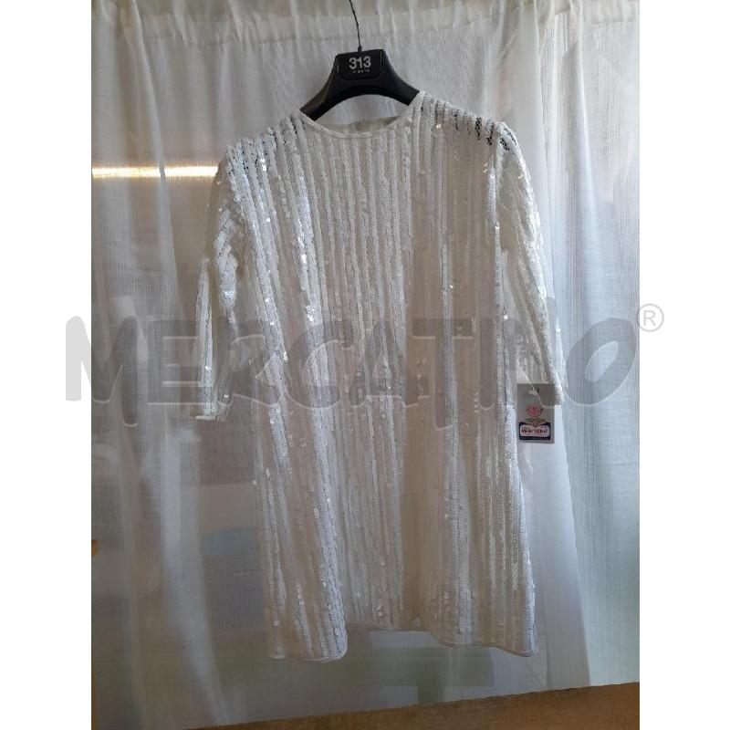 ABITO BIANCO PAILLETTES ZARA | Mercatino dell'Usato Sondrio 1