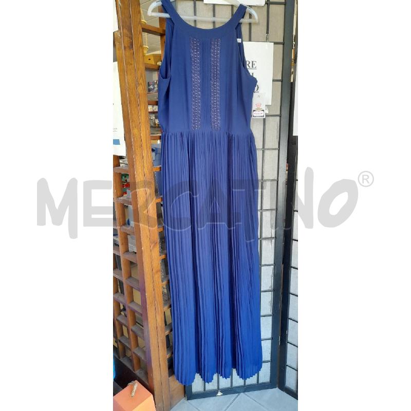 ABITO DA CERIMONIA BLU PLISSÈ | Mercatino dell'Usato Sondrio 1