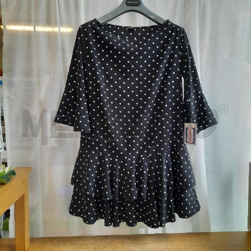 ABITO DONNA A POIS NERO | Mercatino dell'Usato Sondrio 1