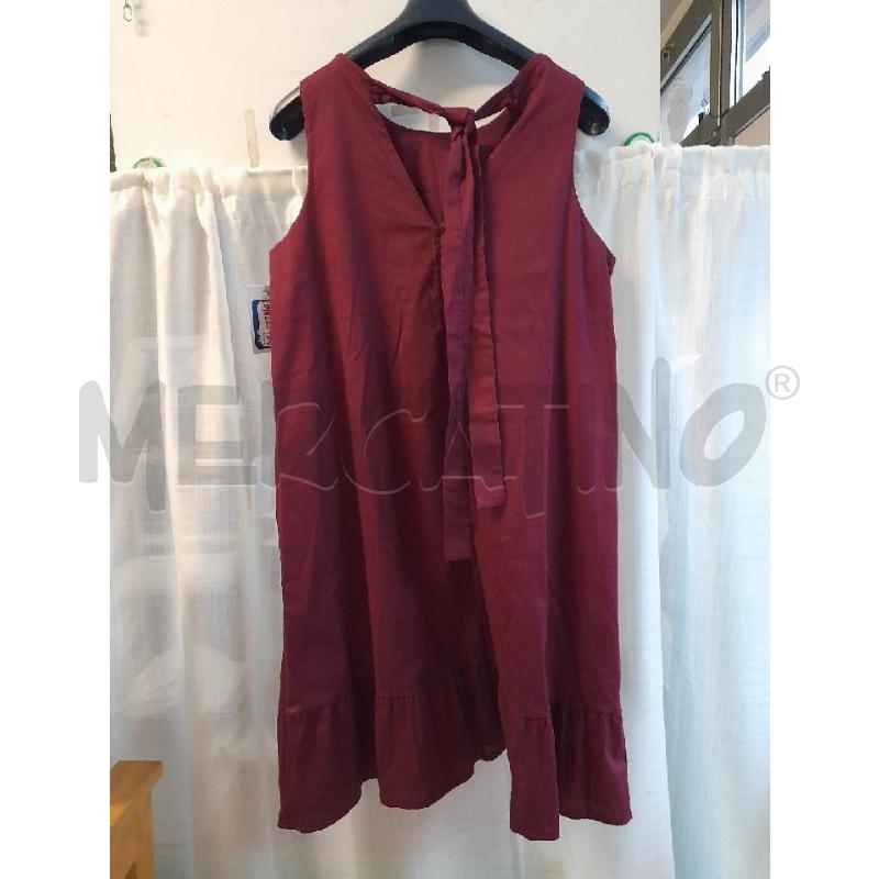 ABITO DONNA BORDEAUX COTONE | Mercatino dell'Usato Sondrio 2