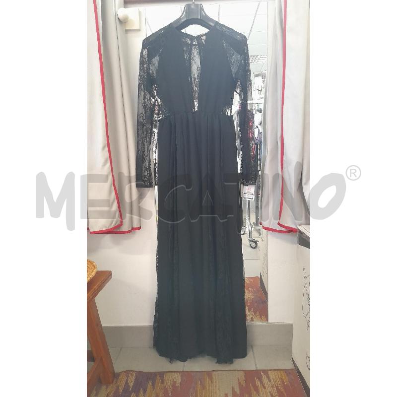 ABITO DONNA LUNGO NERO PIZZO ANIYE BY | Mercatino dell'Usato Sondrio 1