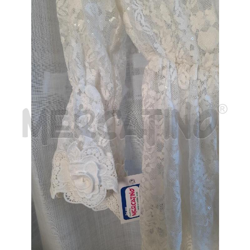 ABITO DONNA PIZZO BIANCO ANTICA SARTORIA | Mercatino dell'Usato Sondrio 3