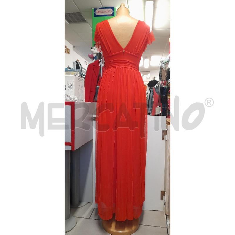 ABITO DONNA ROSSO ARTIGLI CON STOLA | Mercatino dell'Usato Sondrio 3