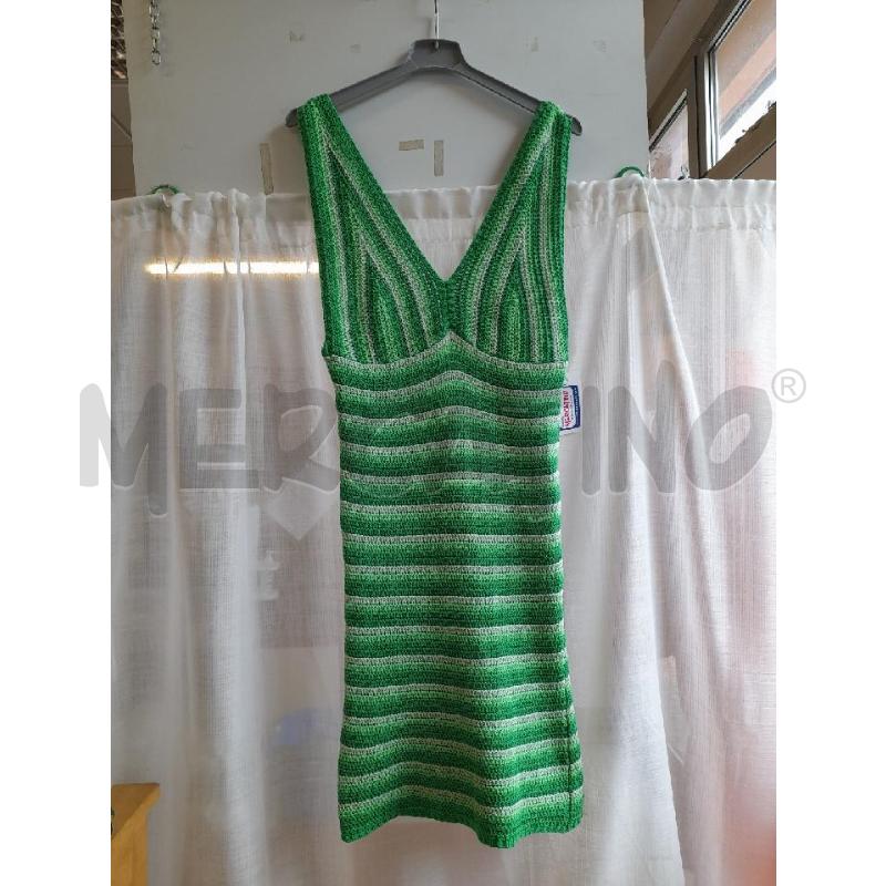 ABITO DONNA STILE TRICOT VERDE | Mercatino dell'Usato Sondrio 1