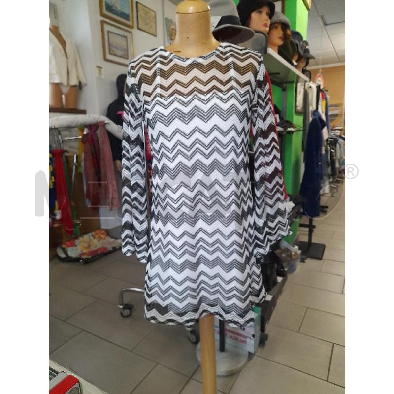ABITO DONNA TWINSET ZIGZAG BIANCO NERO | Mercatino dell'Usato Sondrio 1