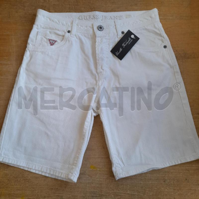 BERMUDA UOMO BIANCO GUESS | Mercatino dell'Usato Sondrio 1