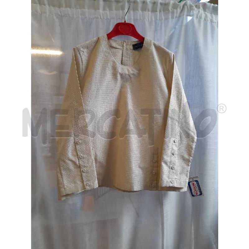 BLUSA DONNA BEIGE ANDREA INCONTRI | Mercatino dell'Usato Sondrio 1