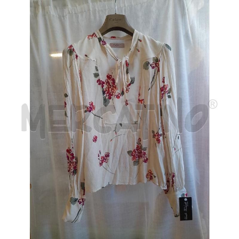 BLUSA DONNA TWINSET CREAMA A FIORI | Mercatino dell'Usato Sondrio 1