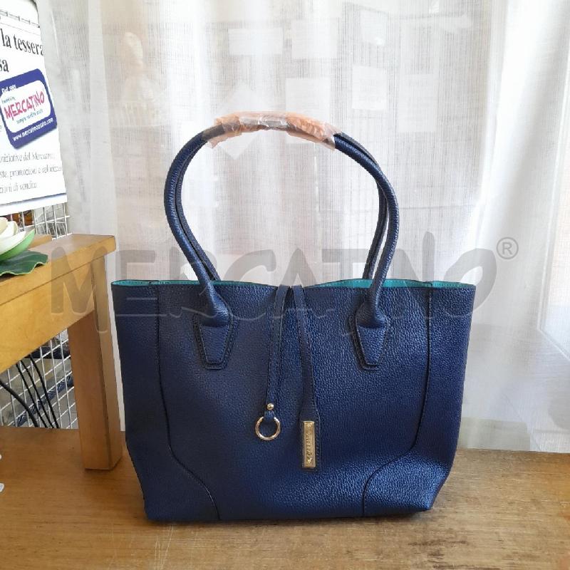 BORSA DONNA CARPISA BLU | Mercatino dell'Usato Sondrio 1