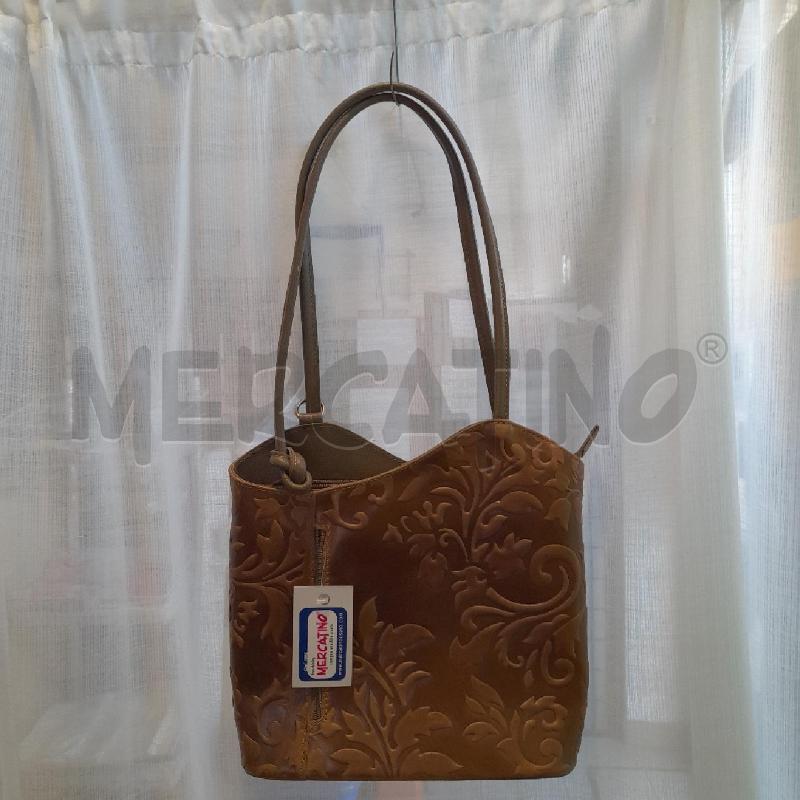 BORSA DONNA PELLE MARRONE  | Mercatino dell'Usato Sondrio 1