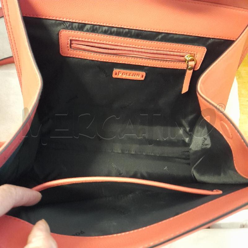 BORSA DONNA POLLINI ROSA ARANCIATO | Mercatino dell'Usato Sondrio 3