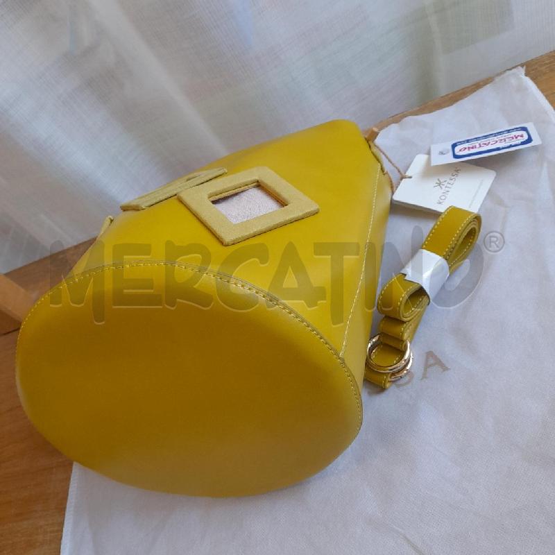 BORSA DONNA SECCHIELLO GIALLO | Mercatino dell'Usato Sondrio 3