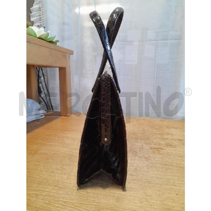 BORSETTA DONNA VINTAGE COCCODRILLO | Mercatino dell'Usato Sondrio 4