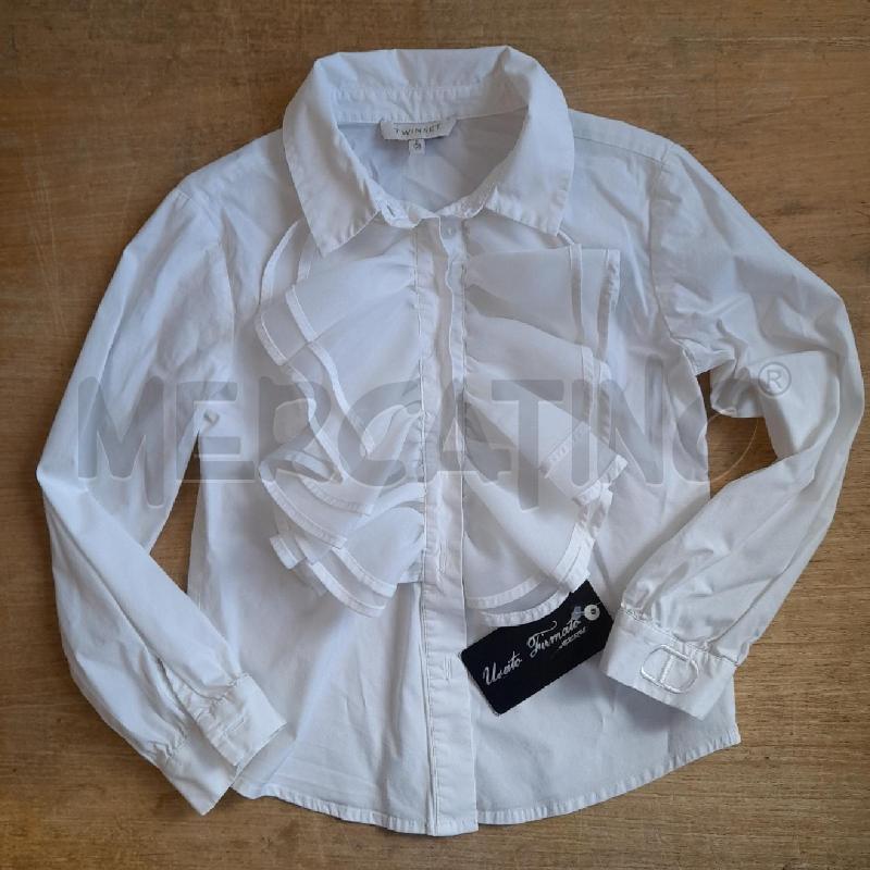 CAMICIA BAMBINA BIANCA TWIN SET | Mercatino dell'Usato Sondrio 1