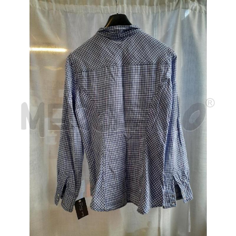 CAMICIA DONNA GUESS QUADRETTI BLU | Mercatino dell'Usato Sondrio 2