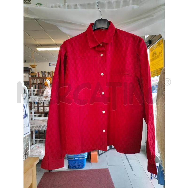 CAMICIA DONNA ROSSA | Mercatino dell'Usato Sondrio 1