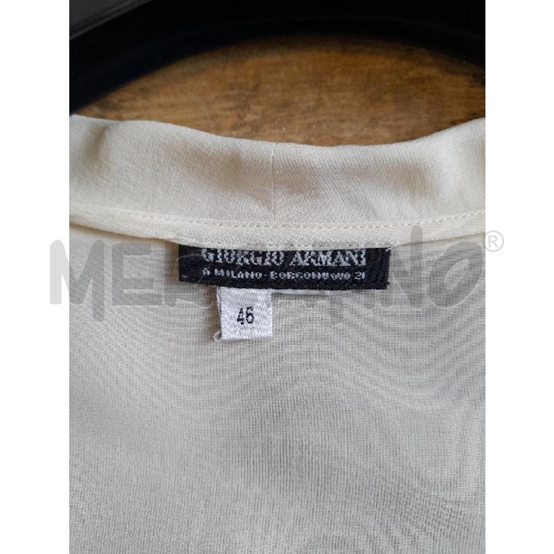 CAMICIA DONNA SETA PANNA G.ARMANI | Mercatino dell'Usato Sondrio 2
