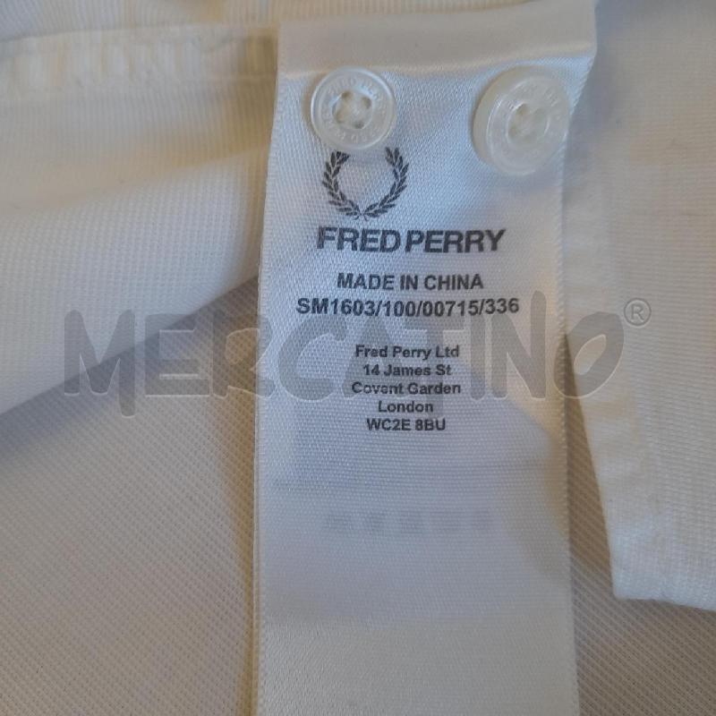 CAMICIA UOMO FRED PERRY BIANCA | Mercatino dell'Usato Sondrio 2