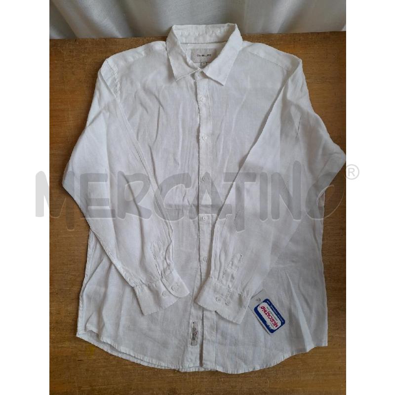 CAMICIA UOMO LINO BIANCO LUPO | Mercatino dell'Usato Sondrio 1