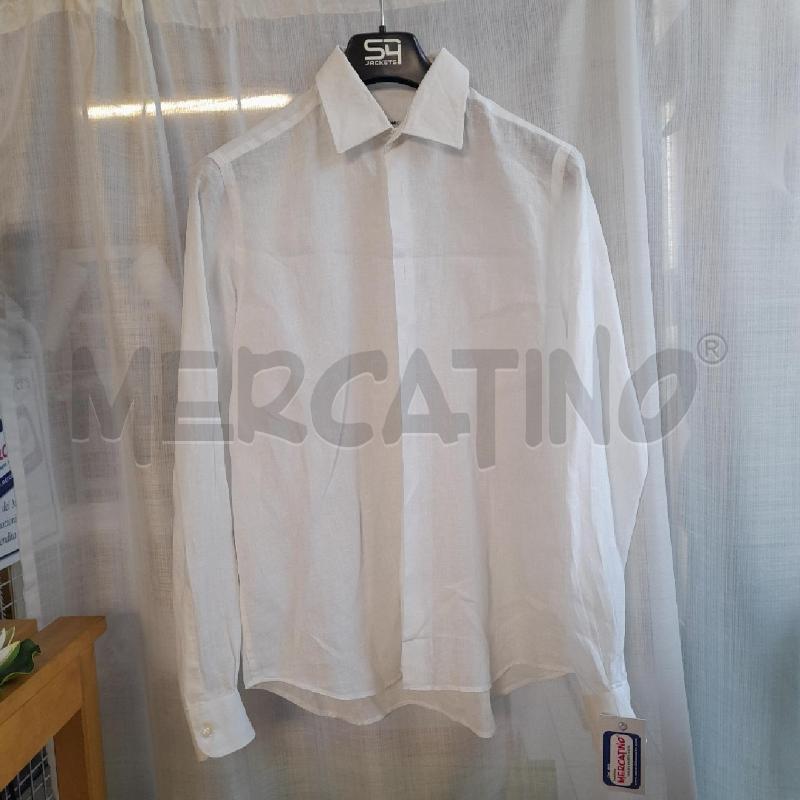 CAMICIA UOMO LINO BIANCO NARA | Mercatino dell'Usato Sondrio 1