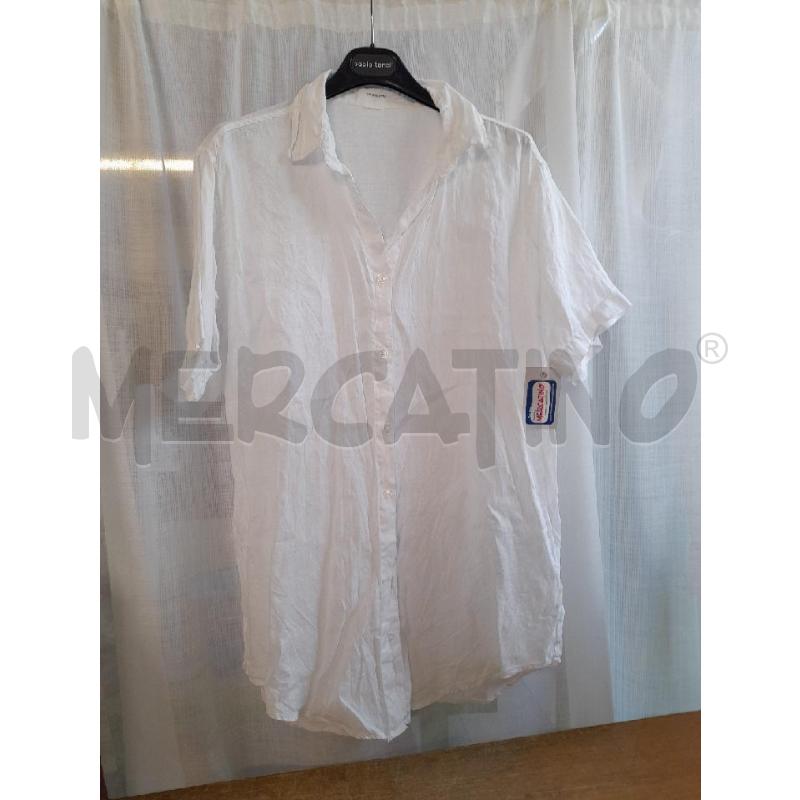CAMICIONE B.CO T.LINO CALZEDONIA | Mercatino dell'Usato Sondrio 1