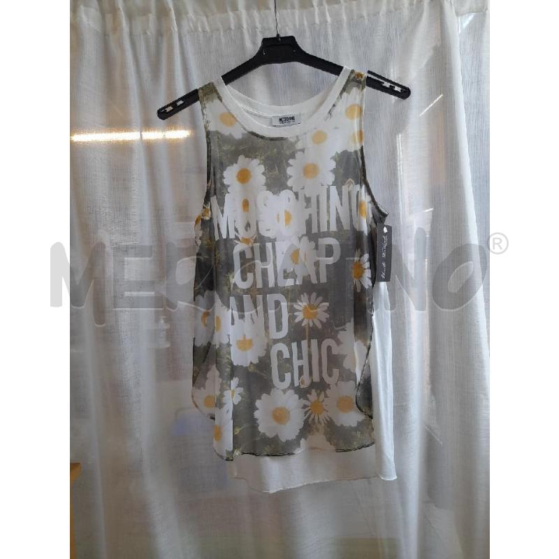 CANOTTA DONNA MOSCHINO RAYON COTONE | Mercatino dell'Usato Sondrio 1