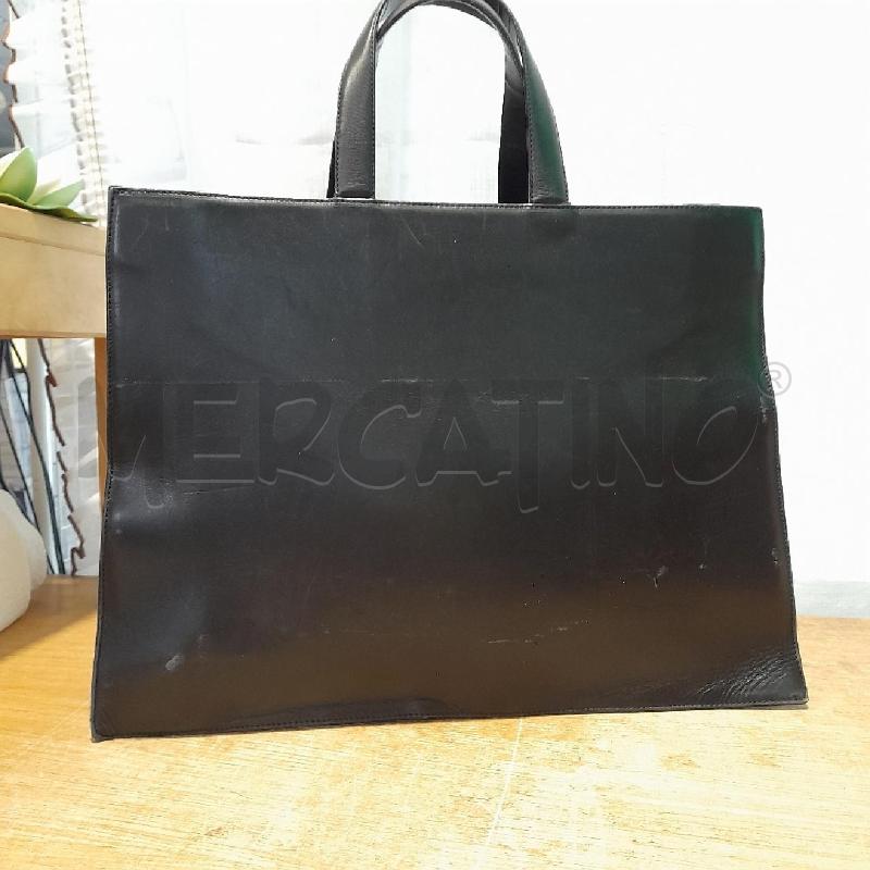 CARTELLA PELLE NERA JENNY | Mercatino dell'Usato Sondrio 3