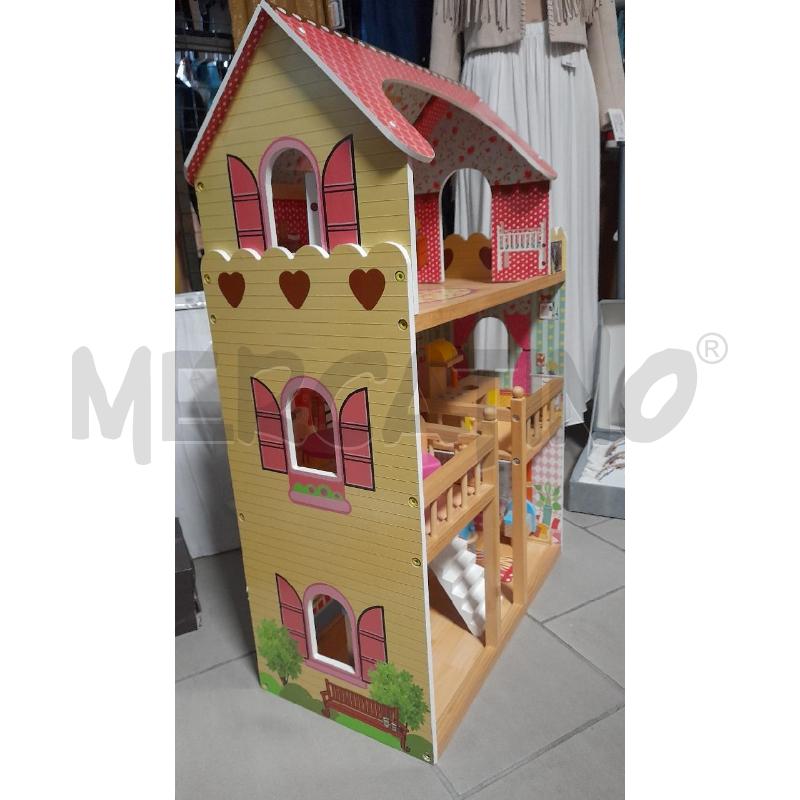 CASA BAMBOLE LEGNO CON MOBILI | Mercatino dell'Usato Sondrio 3