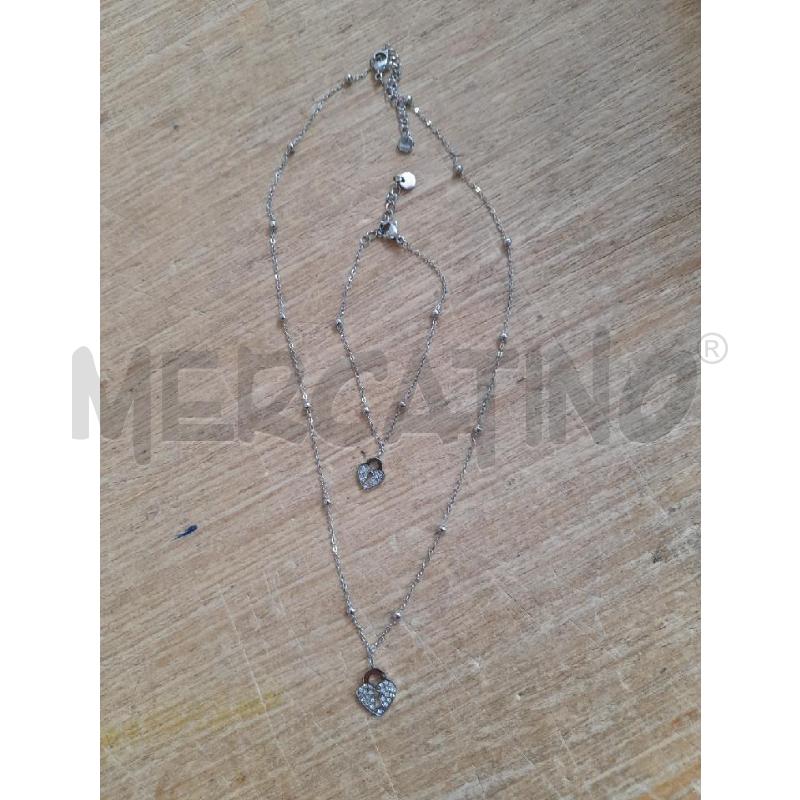 CATENINA E BRACCIALE STROILI CUORICINO | Mercatino dell'Usato Sondrio 1