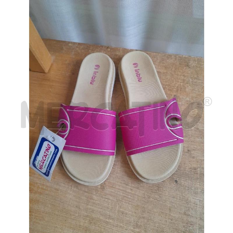 CIABATTE DONNA ROSA INBLU | Mercatino dell'Usato Sondrio 1