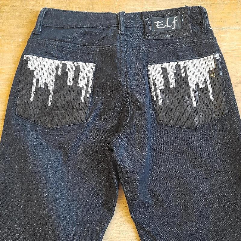 COMPLETO DONNA JEANS ELF PAILLETTES | Mercatino dell'Usato Sondrio 2