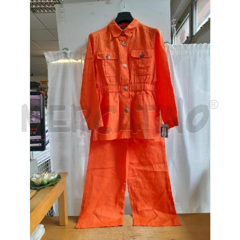 COMPLETO DONNA LINO ARANCIO | Mercatino dell'Usato Sondrio 1