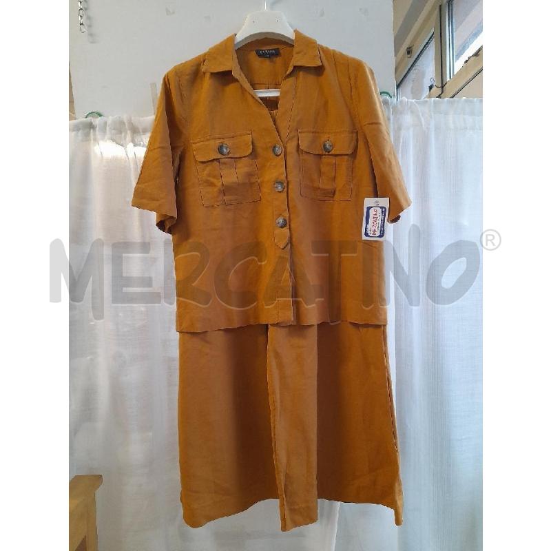 COMPLETO DONNA MISTO LINO SENAPE CAROLL | Mercatino dell'Usato Sondrio 1