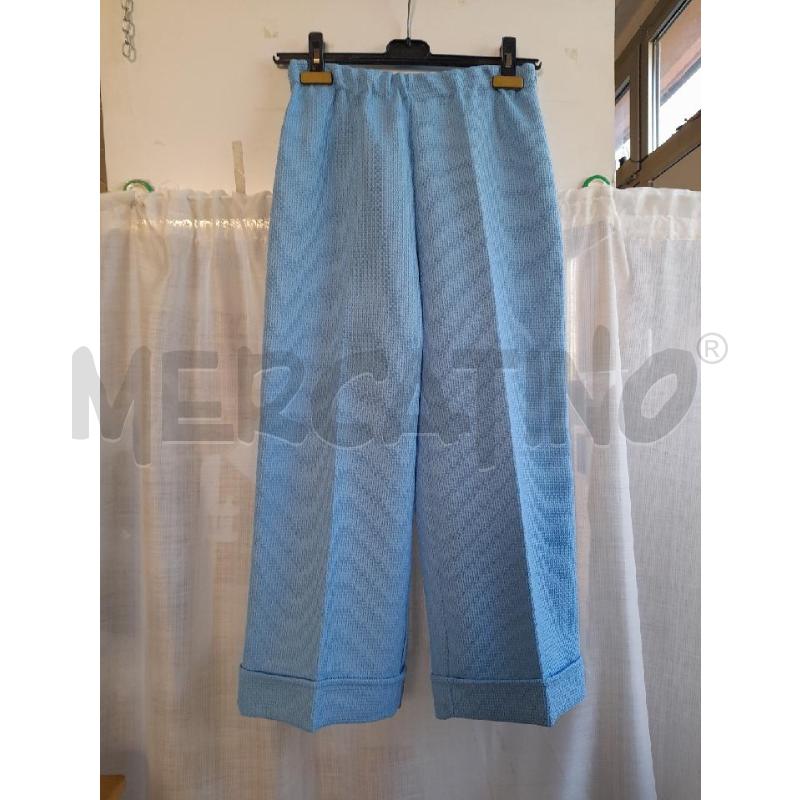 COMPLETO DONNA PANTALONE CELESTE | Mercatino dell'Usato Sondrio 2