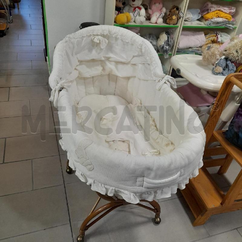 CULLA VIMINI CON RUOTE, COPERTURA E LENZUOLINI | Mercatino dell'Usato Sondrio 2