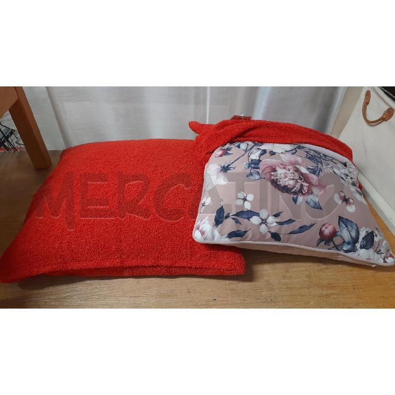 CUSCINETTI ROSA CON FODERA ROSSA COPPIA | Mercatino dell'Usato Sondrio 1