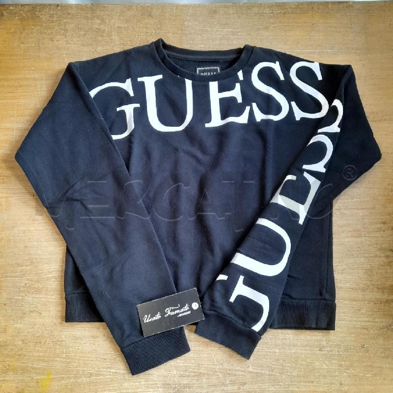 FELPA DONNA NERA GUESS | Mercatino dell'Usato Sondrio 1