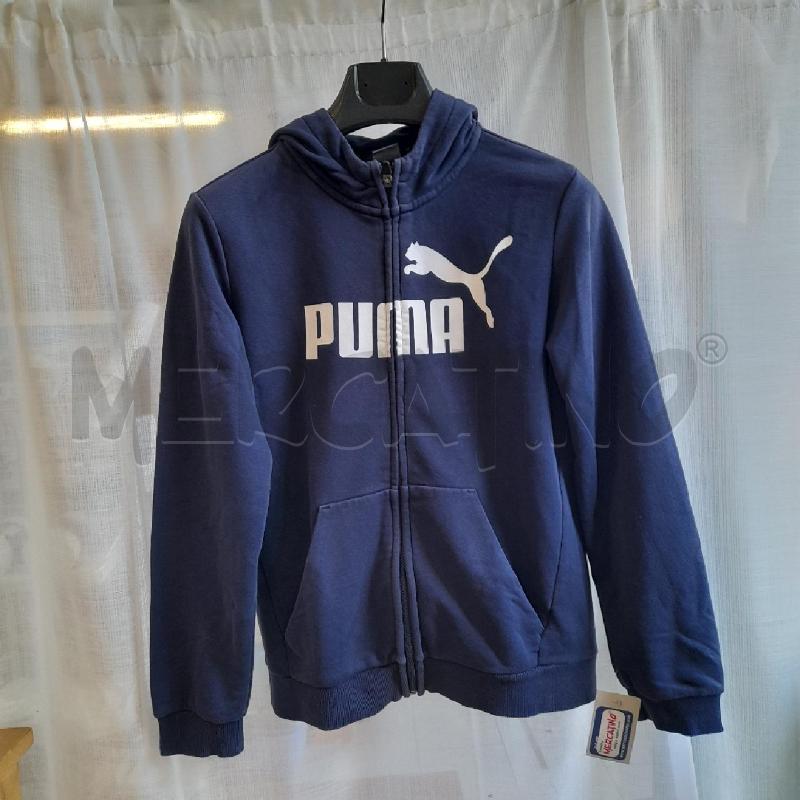 FELPA PUMA BLU APERTA | Mercatino dell'Usato Sondrio 1