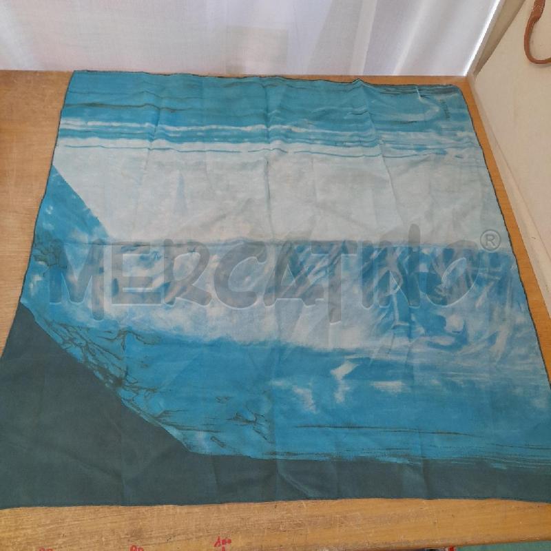FOULARD SETA TURCHESE | Mercatino dell'Usato Sondrio 1