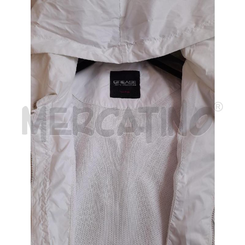 GIACCA A VENTO DONNA GREASE BIANCA | Mercatino dell'Usato Sondrio 2