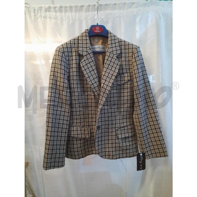 GIACCA DONNA ALBERTA FERRETTI QUADRI LANA | Mercatino dell'Usato Sondrio 1