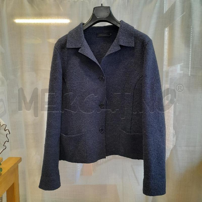 GIACCA DONNA LANA BLU | Mercatino dell'Usato Sondrio 1