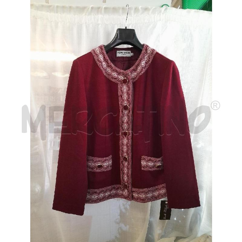 GIACCHETTA LANA PIERRE CARDIN BORDEAUX | Mercatino dell'Usato Sondrio 1