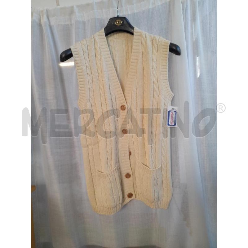 GILET DONNA T.LANA BURRO | Mercatino dell'Usato Sondrio 1