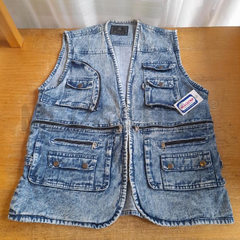 GILET UOMO JEANS MULTITASCHE | Mercatino dell'Usato Sondrio 1