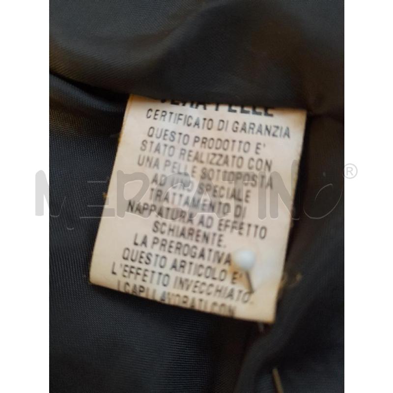 GIUBBINO DONNA ANNARITAN PELLE MARRONE | Mercatino dell'Usato Sondrio 3