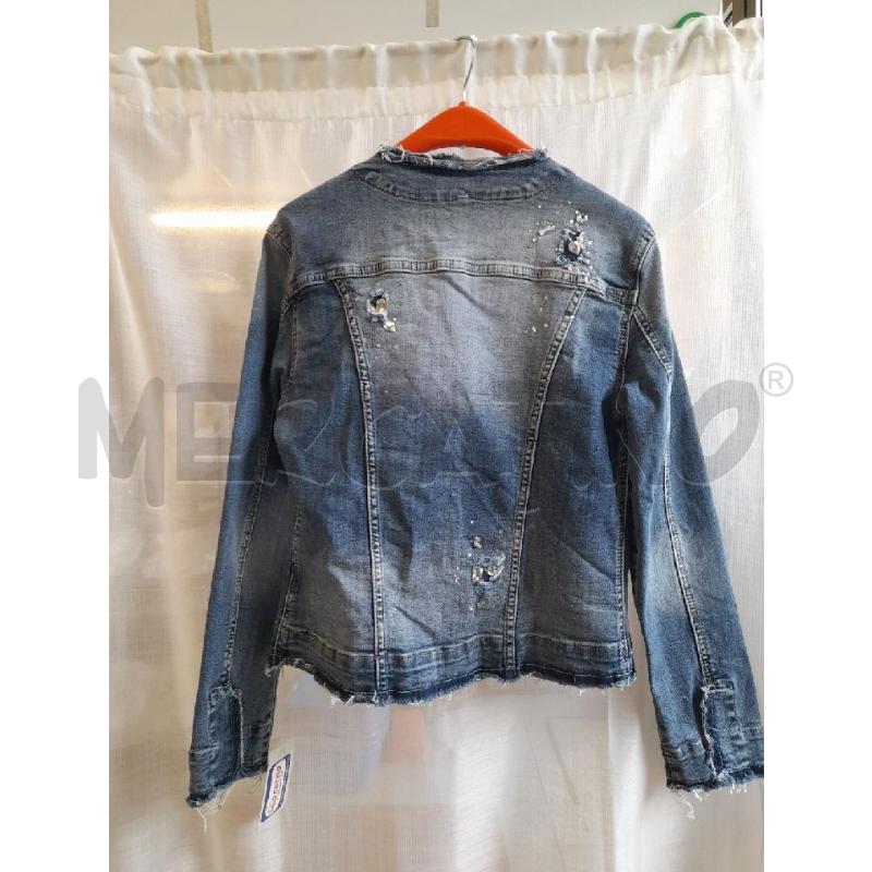 GIUBBINO DONNA JEANS STRASS | Mercatino dell'Usato Sondrio 2
