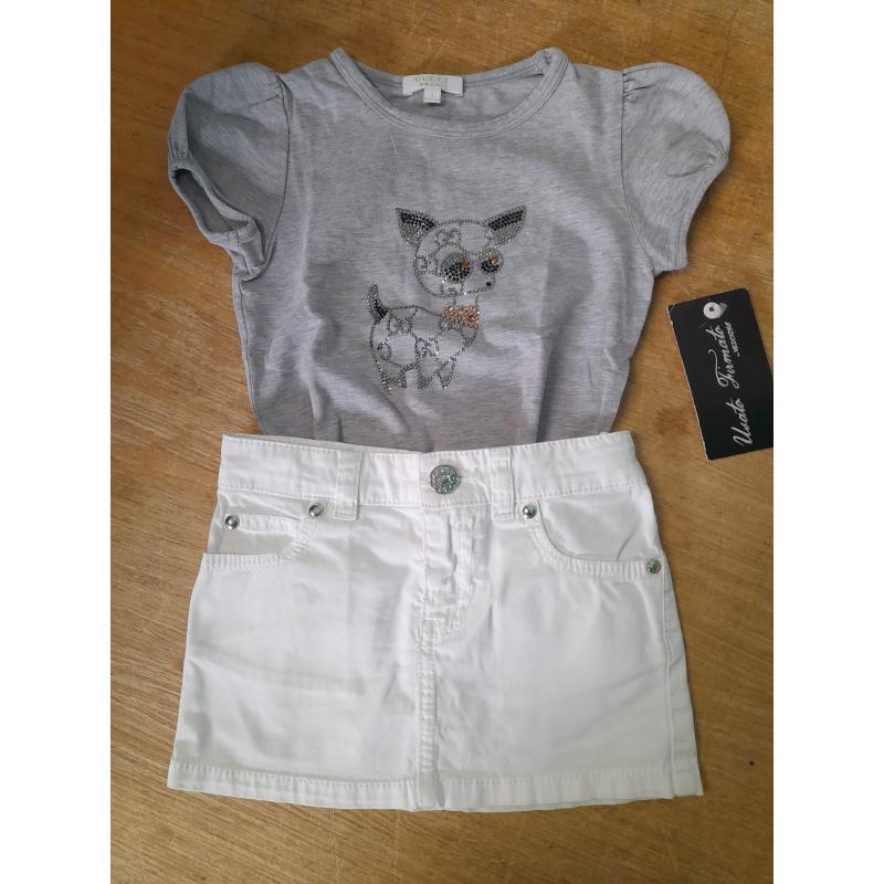 T-shirt bianca bambino - GUCCI KIDS - Mancini Junior